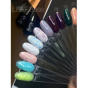 Камуфлююча база Saga Leaf Base №11 (салатовий з поталлю) 8 мл. Photo 2